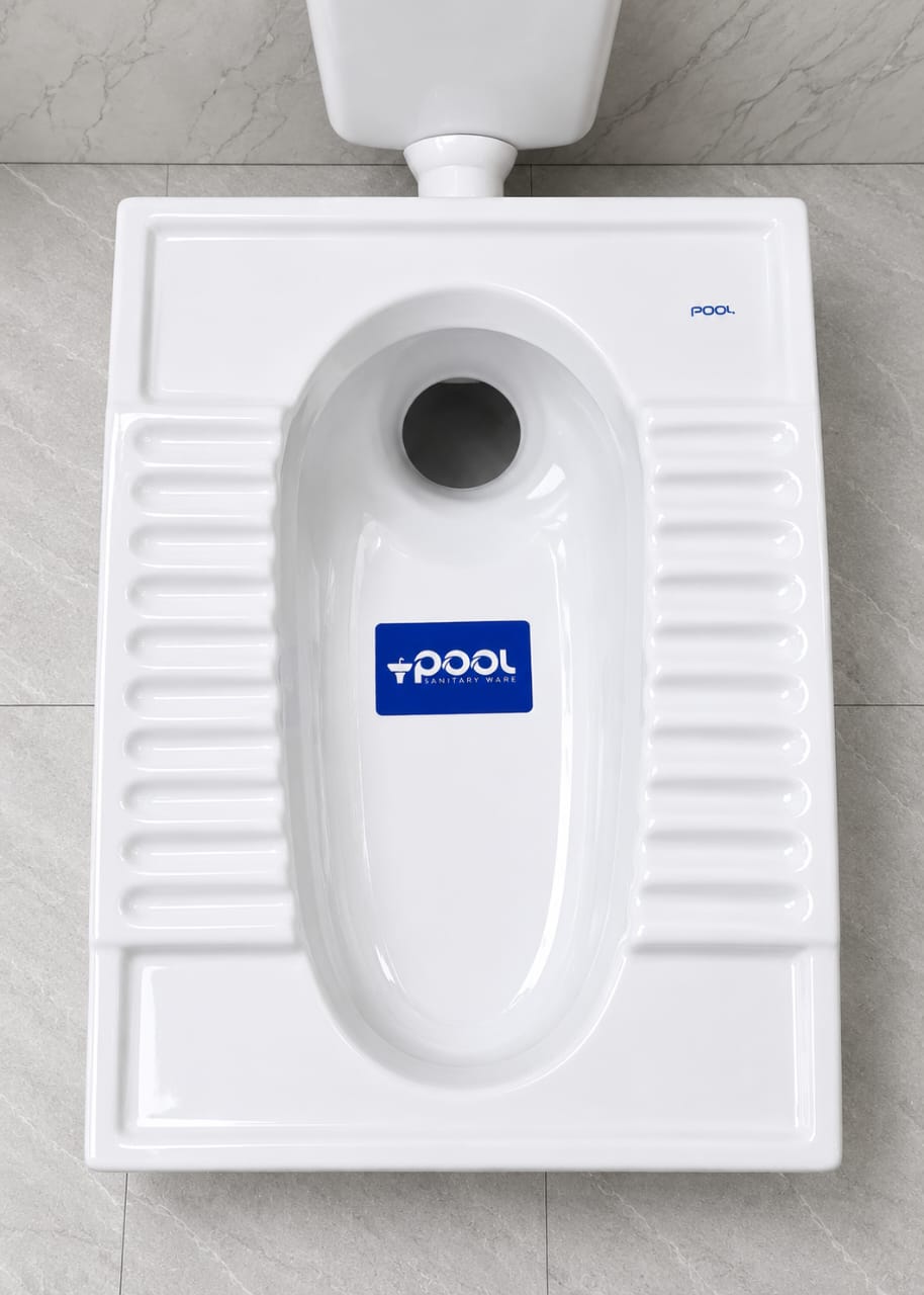 Pool Premium Ceramic Squat Toilet